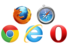 themes features browsers